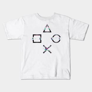 Glitched Play Station Kids T-Shirt